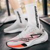 Модная мужская спортивная обувь Полная карбоновая пластина на подошве Кроссовки для бега Мужская и женская легкая атлетика Марафонские гонки Амортизирующая тренировочная обувь
