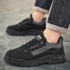 Men’s Sports Shoes Running Sneakers Students Jogging Shoes Black Outdoor Hiking Walking Shoes High Top Over Sized