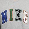 Nike Crew Neck Pullover Long Sleeve Letter Patch Sweatshirt Men Sweatshirt Gray FZ0880-063