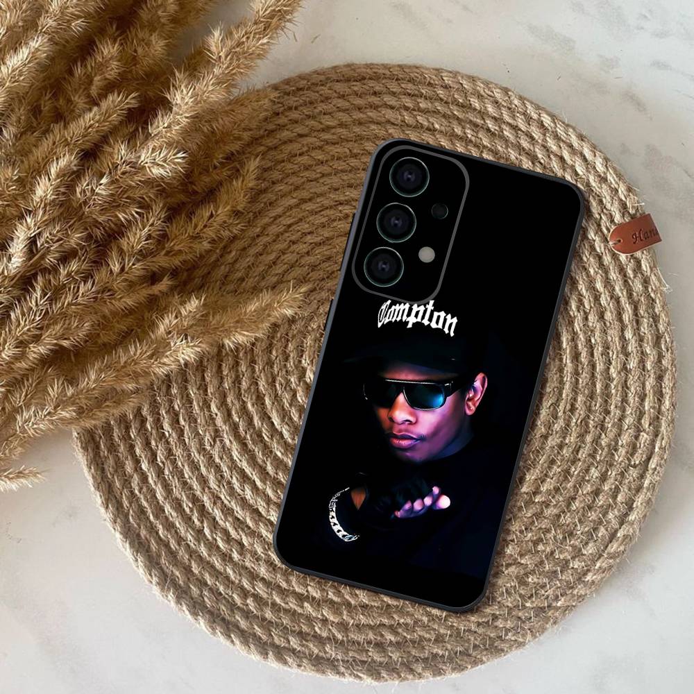 Чехол для телефона рэпера E-Eazy E для Samsung S25, S24, S21, S22, S23, S30, Ultra, S20, Plus, Fe, Lite, Note, 10, 9, 5G Черный чехол