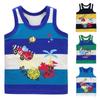 Boy Baby Summer Printed Vest Sleeveless Shirts Cotton Spring Newborn Kidswear