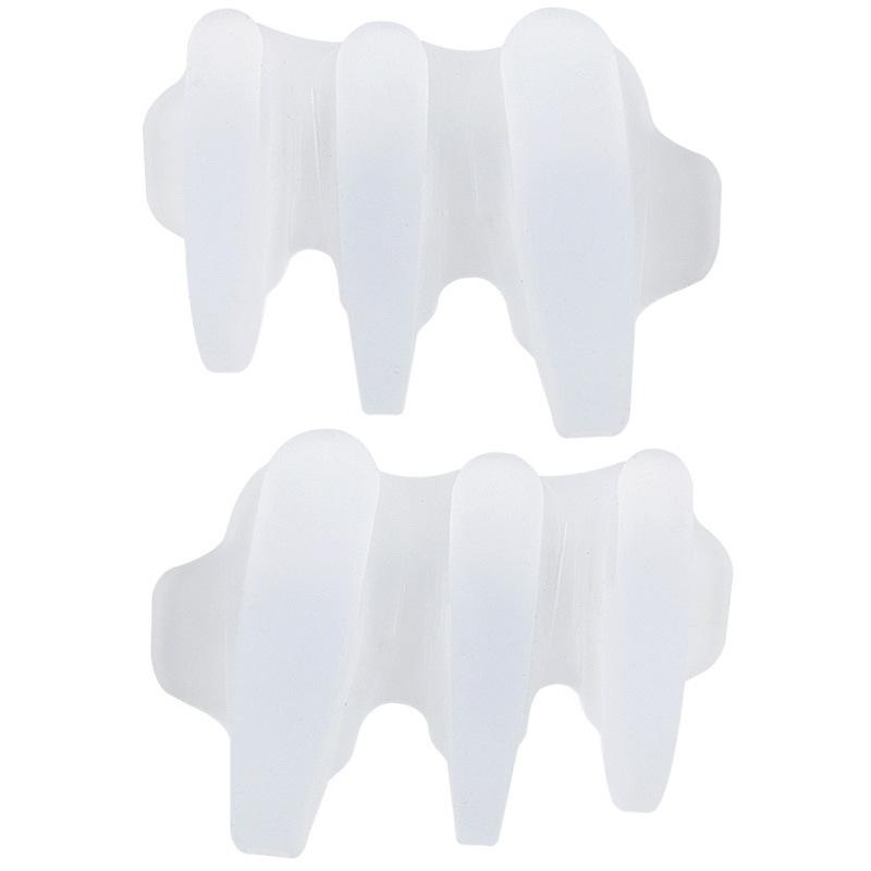 Мода 2 шт.=1 пара Мягкий гель А-образной формы Разделитель для накладывающихся пальцев ног Корректор косточки Валик Износостойкий Выпрямитель стопы Растяжка для пальцев ног