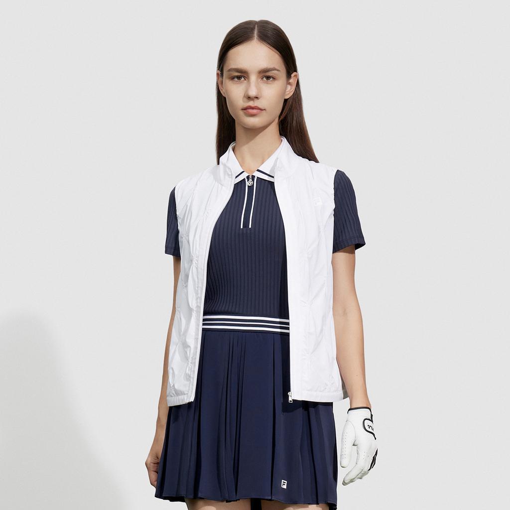 New FILA Vests Women's Jade White A11W425701FWT