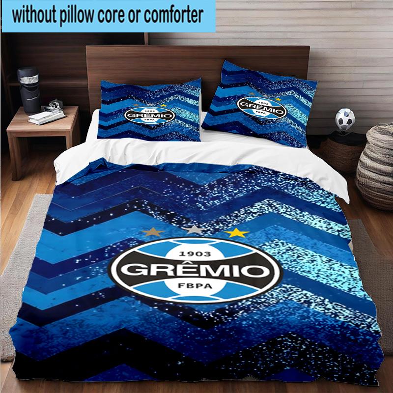 3pcs Fc 1903 Emblem Printed Bedding Set Duvet Cover Closure Includes 1 Duvet Cover & 2 Pillowcases Bedding Sets Home Decor Gifts