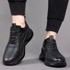 Fashion Size 38-45 Men Leather Casual Sports Shoes Spring Autumn New Fashion Running Outdoor Men Lightweight Casual Leather Sports Shoes