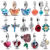 Оригинальные шармы Подвеска-шарм в форме животного Подходит для оригинального браслета-ожерелья для женщин Роскошные DIY украшения Подарки для фестиваля