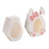 10 шт. Розово-голубые подарочные коробки на Пасху с окошком, мультяшными кроличьими ушками, для конфет, пасхальное украшение, коробки для упаковки конфет и снеков