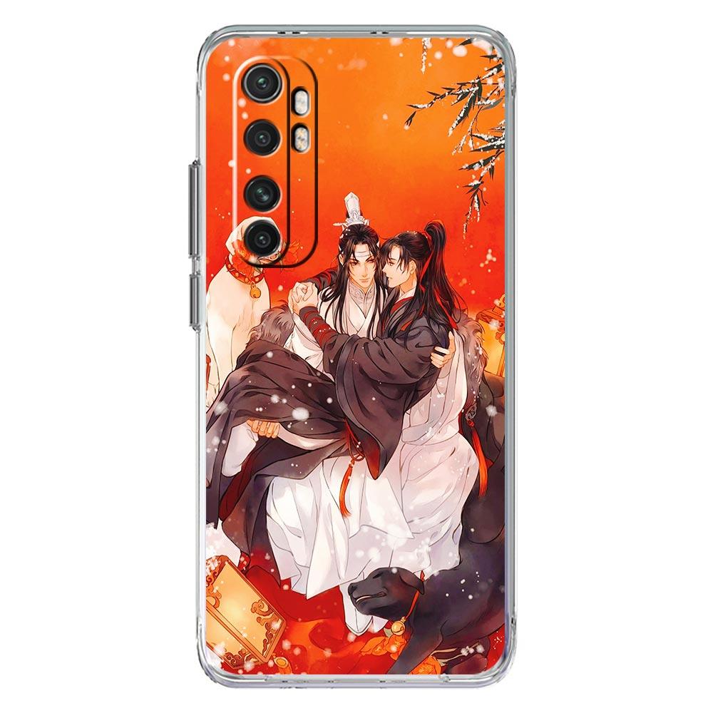 Mo Dao Zu Shi Wei Wuxian Anime Phone Case For Xiaomi Mi 12T 10 12 Lite 11 Ultra 11X 11T Pro 11i Poco X4 X3 NFC F3 M3 M4 5G Cover