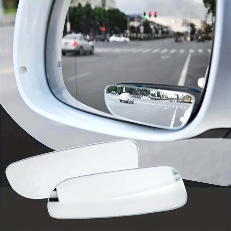 2pcsHot selling car universal blind spot mirror borderless 360 degree wide-angle adjustable rearview mirror car reversing assist