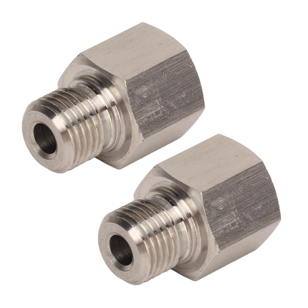 1 8 дюймов NPT внутренняя резьба на M10 X 1.0 наружная резьба Адаптер для датчика давления из нержавеющей стали Герметичный Универсальный для автомобилей