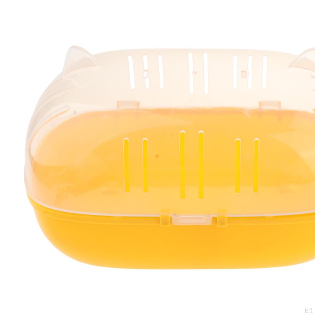 Клетка для хомяка, прозрачная, большая, удобная, чехол для переноски мелких животных на открытом воздухе для шиншилл