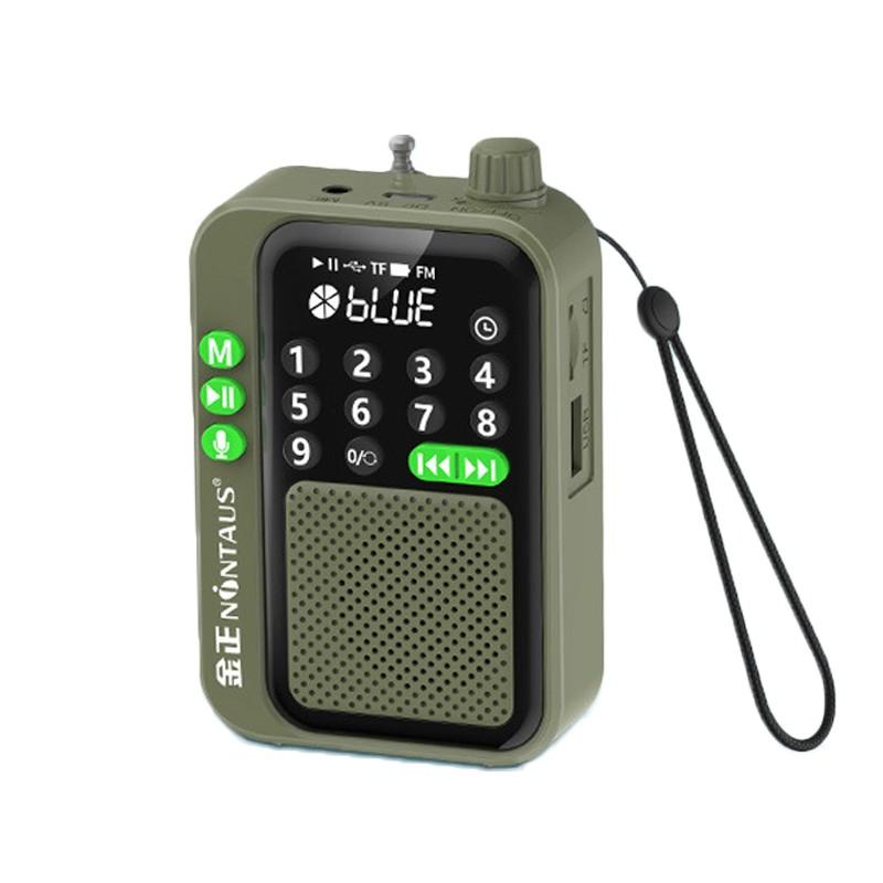 5 Вт Портативное FM-радио Беспроводной Bluetooth-динамик TF-карта USB-накопитель Музыка MP3-плеер