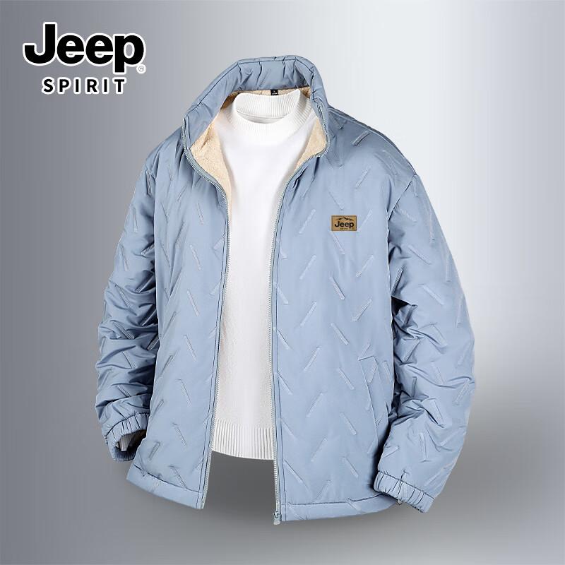 JEEP SPIRIT Men's Warm Fleece-Lined Winter Jacket