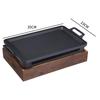 rectangular charcoal grill with warming tray, антипригарный