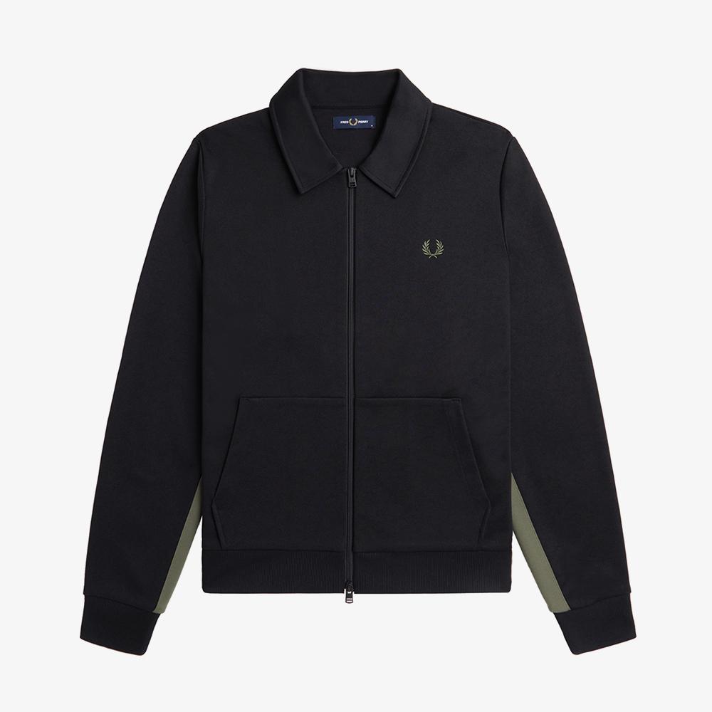 Fred Perry [Спорт] Спортивная куртка с воротником и деталями из тесьмы (102) Afpm2437827-102