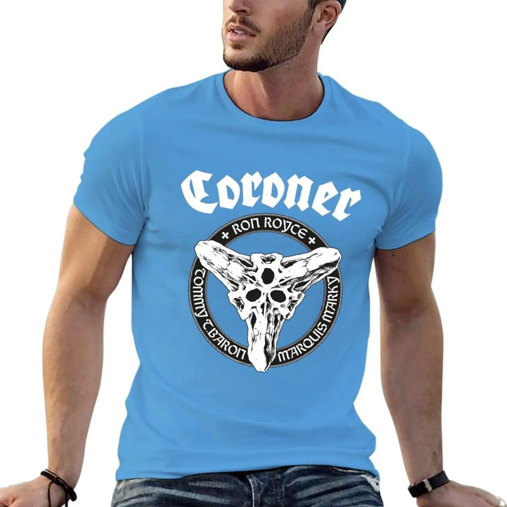 Футболка Masked Coroner хлопковые футболки с графикой мешковатые футболки аниме фигурки базовая футболка мужская дизайнерская одежда