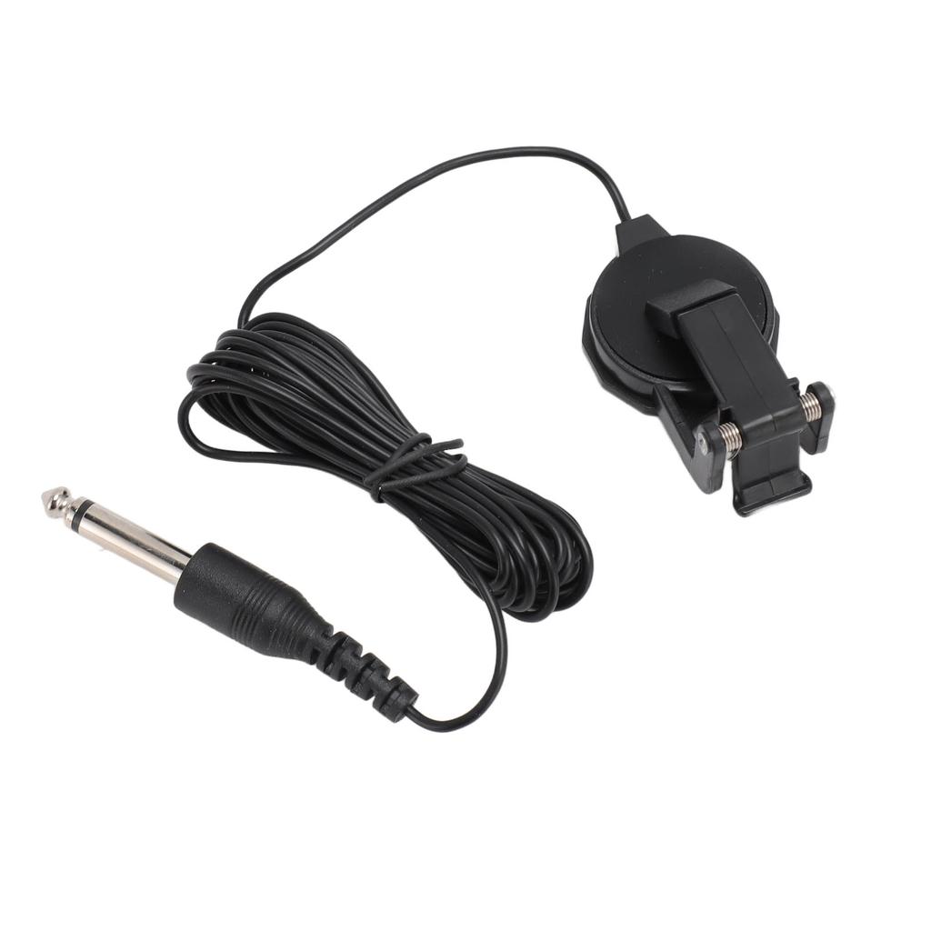 6.35mm Jack Clip On Pickup Clip On Acoustic Guitar Pickup Microphone Pickup for Violin Ukulele Acous