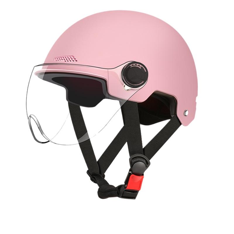 Шлем Электромобиль Женский и Мужской Мотоциклетный Аккумуляторный Автомобиль Полушлем Летняя Защита от Солнца Полный Шлем Оптом Езда Дышащий и Легкий