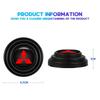 zjdf10 Luminous Car Door Shock Absorber Stickers for Mitsubishi Lancer Ex Mirage OTO ASX L300 Montero EVO Pajero Galant Accessories
