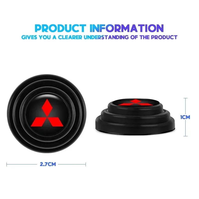 zjdf10 Luminous Car Door Shock Absorber Stickers for Mitsubishi Lancer Ex Mirage OTO ASX L300 Montero EVO Pajero Galant Accessories