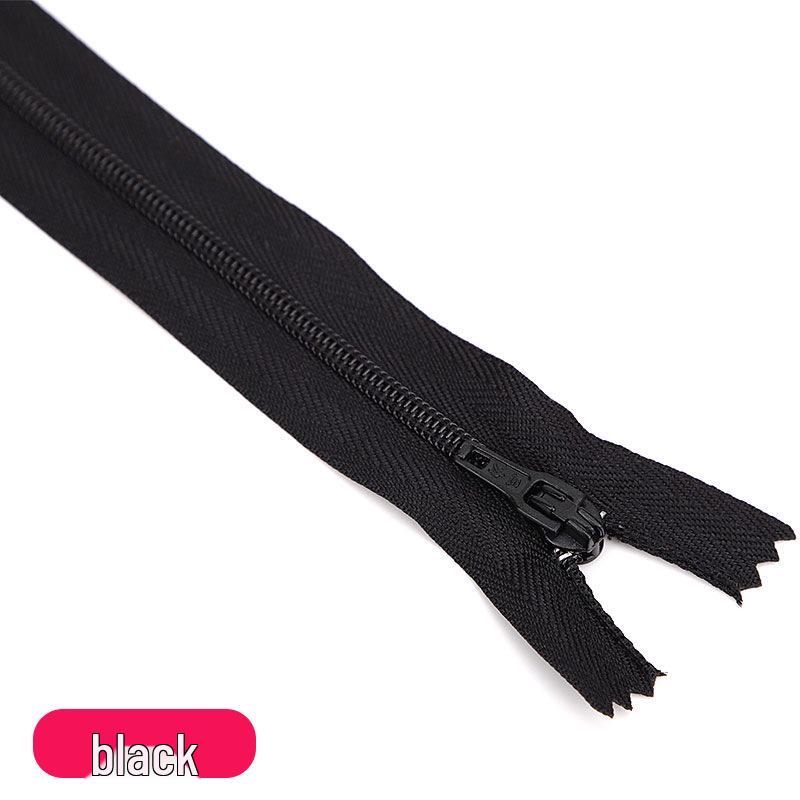 Three Force Short 20CM Nylon Zipper for Dress Pants - Colored Closed-End Fly Zipper Fabric Accessory