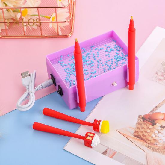 Электрическая ручка для алмазной живописи Вакуумная ручка для алмазной живописи Наборы ручек для алмазной живописи Аксессуары для алмазной живописи Аккумуляторная ручка для алмазной живописи с поддоном для хранения