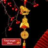 2026 Year Of The Horse Wall Hanging Car Ornament Chinese  Year Red Gold Pendant Lucky Decoration Housewarming Gifts