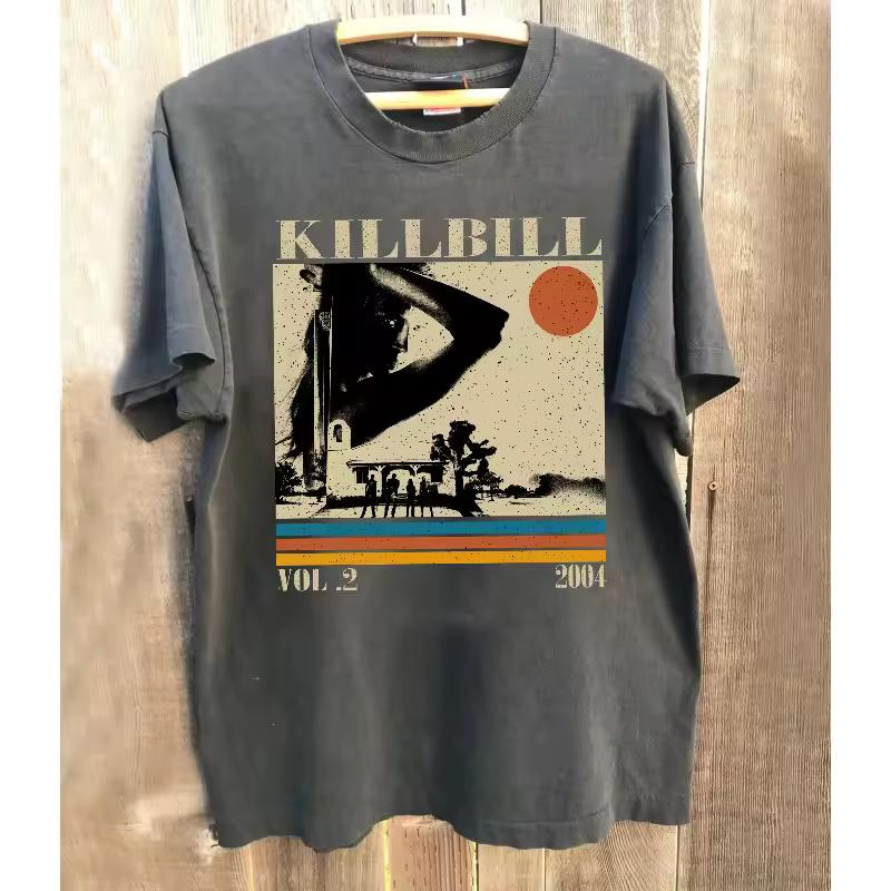 Kill Bill 2 Movie T shirt, Retro Movie T shirt, Men's T shirt, Summer New Unisex T shirt