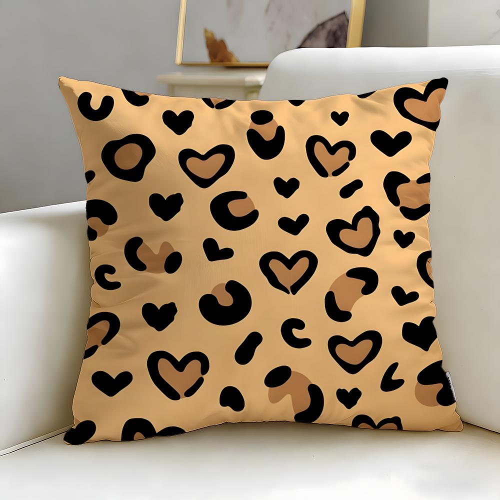 flower pattern Cushion Cover Soft  EasyWash Pillow Case  Versatile for Couch Bed Travel and Office