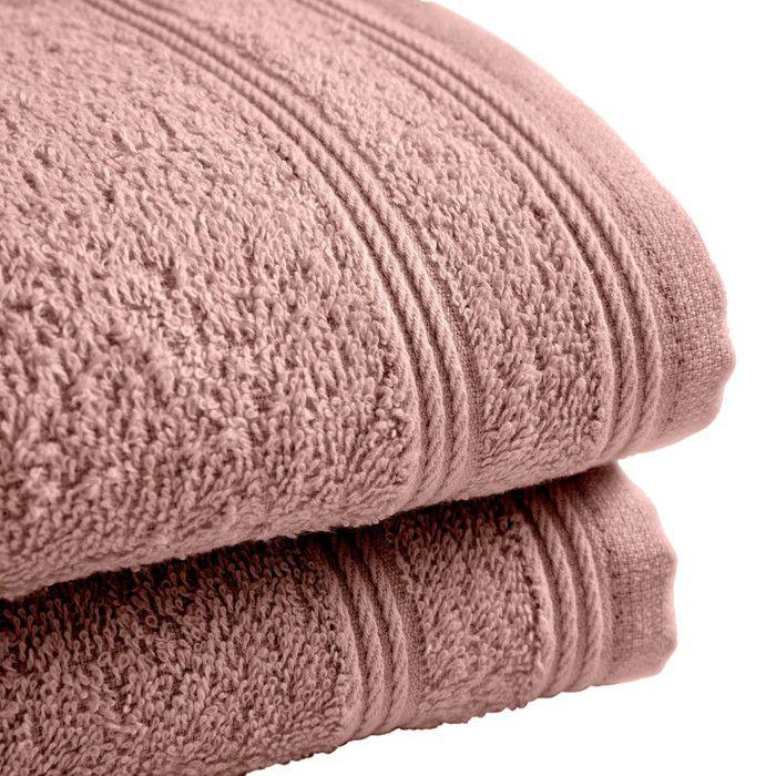 Set of 6 "Spa" Terry Guest Towels 30 X 50 Cm / 400 Gr/m² - "Spa" Old Pink