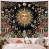 VIKAMA Butterfly Flower Moon Wall Hanging Tapestry Bedroom Living Room Dorm Home Decor