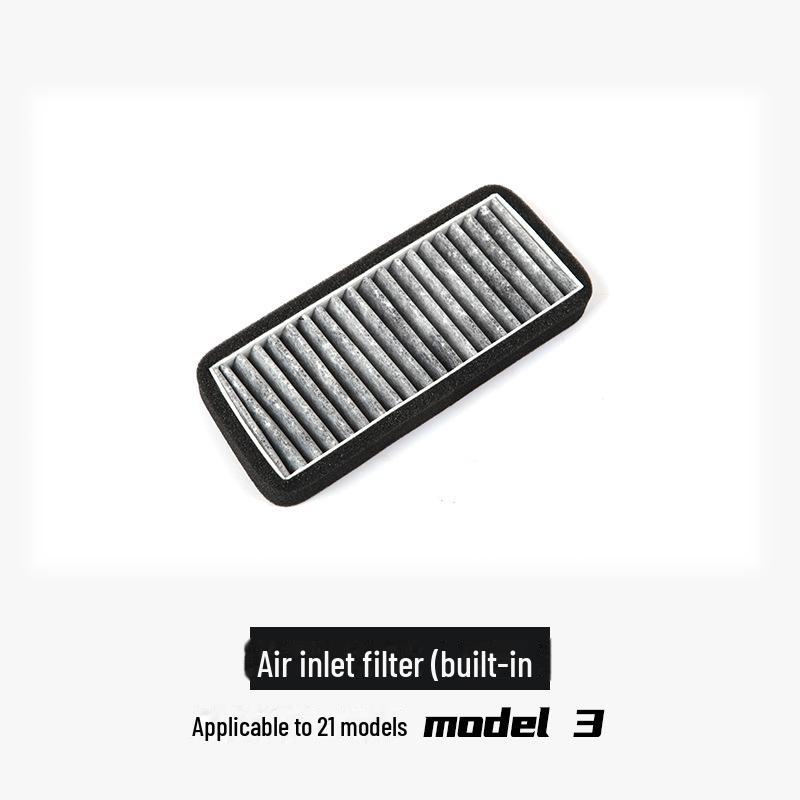 Тесла Модель 3 (2021-2023 гг.) Пылезащитная крышка воздухозаборника и сердечник фильтра