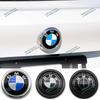Для BMW 1 W E82 Для BMW Сине-белый Логотип X6 E71 F16 X3 F25 X5 E70 F15 X4 F26 1 шт. 3D ABS Хромированный Черный Задний Значок-эмблема на Багажник С Основанием