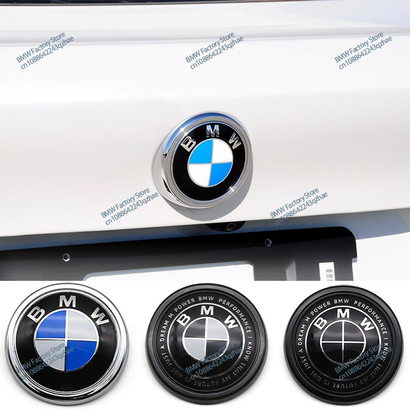 Для BMW 1 W E82 Для BMW Сине-белый Логотип X6 E71 F16 X3 F25 X5 E70 F15 X4 F26 1 шт. 3D ABS Хромированный Черный Задний Значок-эмблема на Багажник С Основанием
