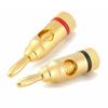 10/20X 4mm Banana Plugs Gold Plated Musical Audio Speaker Cable Wire Connector