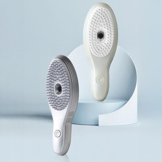 Electric Hair Styling Brush Vacuum Dander Remover & Volumizing Comb with Scalp Massage Type-C Fast Charge Portable Hair Care Tool