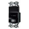 Panasonic Advanced Series Wall Mount Automatic Switch with Heat Compatible with and For LED Matte Black WTA1811BK Sensor, 2-Wire 3-way Wiring, Only,