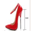 Women Sexy High 16cm Heels Supply Nightclubs Plus Size High-heeled Shoes T-stage Catwalk Red Sexy Heels