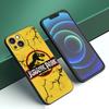 World Jurassic Park Phone Case For Apple iPhone 12 13 Mini 11 14 15 Pro Max 7 8 Plus X XR XS SE 2020 2022 Black Silicone Case