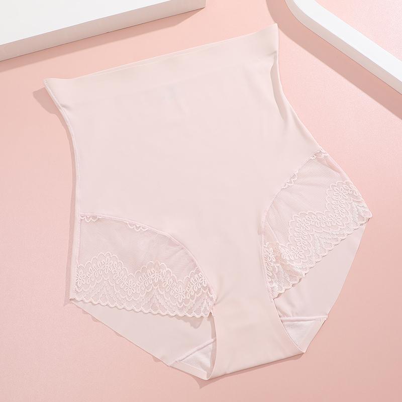1 шт. бесшовные утягивающие трусики для женщин с цветочным кружевом нижнее белье с высокой талией утягивающие трусы для попы утягивающие трусы для коррекции живота S-3XL