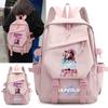Мультяшный K-pop Рюкзак с принтом «Охотники на демонов» для мальчика-подростка, школьная сумка для девочки, детский студенческий рюкзак для книг, женская дорожная сумка, детский подарок, рюкзак
