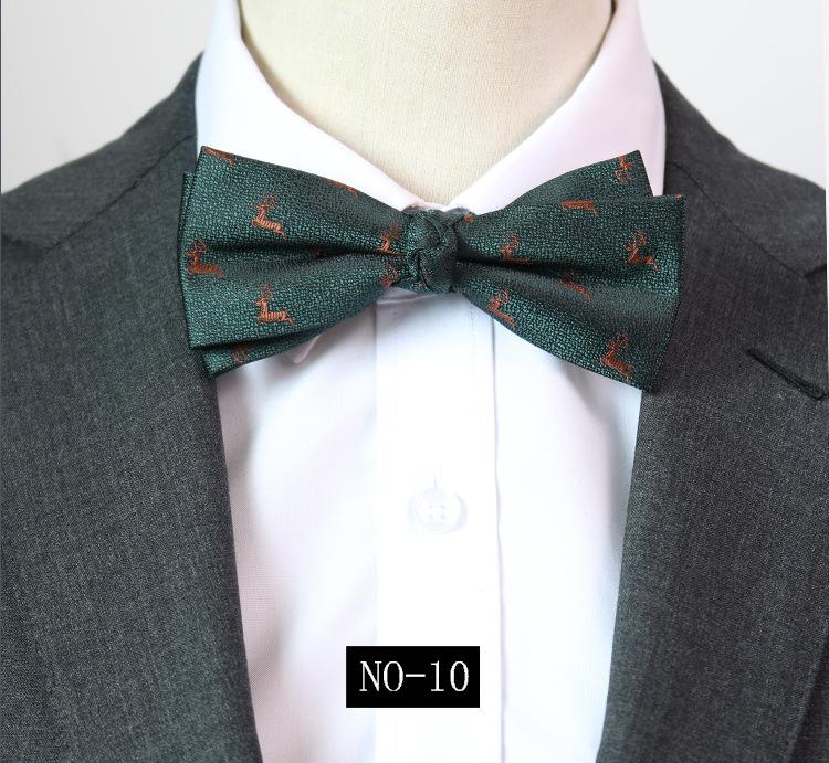 Узор Галстук-бабочка Мужской Банкетный Деловой Свадебный Жених Друг Жениха Джентльменский Костюм Студия Бордовый Темно-синий Бабочка