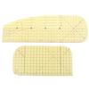 Желтая измерительная линейка для глажки Высокотемпературная линейка Линейка для сращивания складных кромок