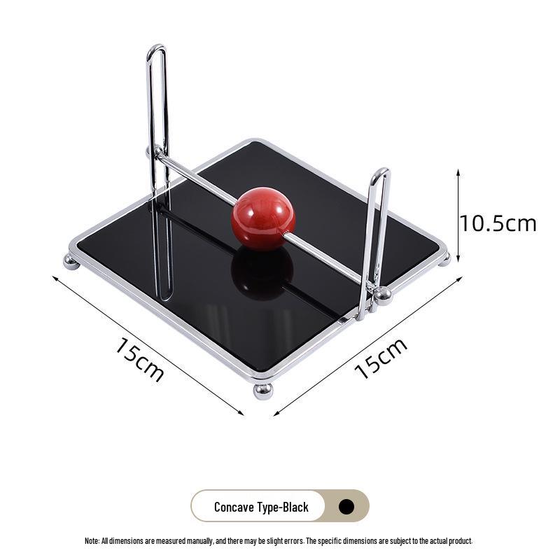 Luxury Mid-Century Silver Tissue Holder for Restaurants & Hotels