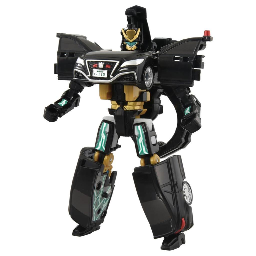 TAKARA TOMY Tomica Job Labor TJBDX Unite Police Braver ZERO Машина для патрулирования под прикрытием Черный мотоцикл Комбинация Миниатюрная машина Возраст 3 года и старше & Набор, Игрушка,