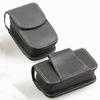 Men Leather PU Glasses Case Storage Box Belt Wearable Folding Glasses
