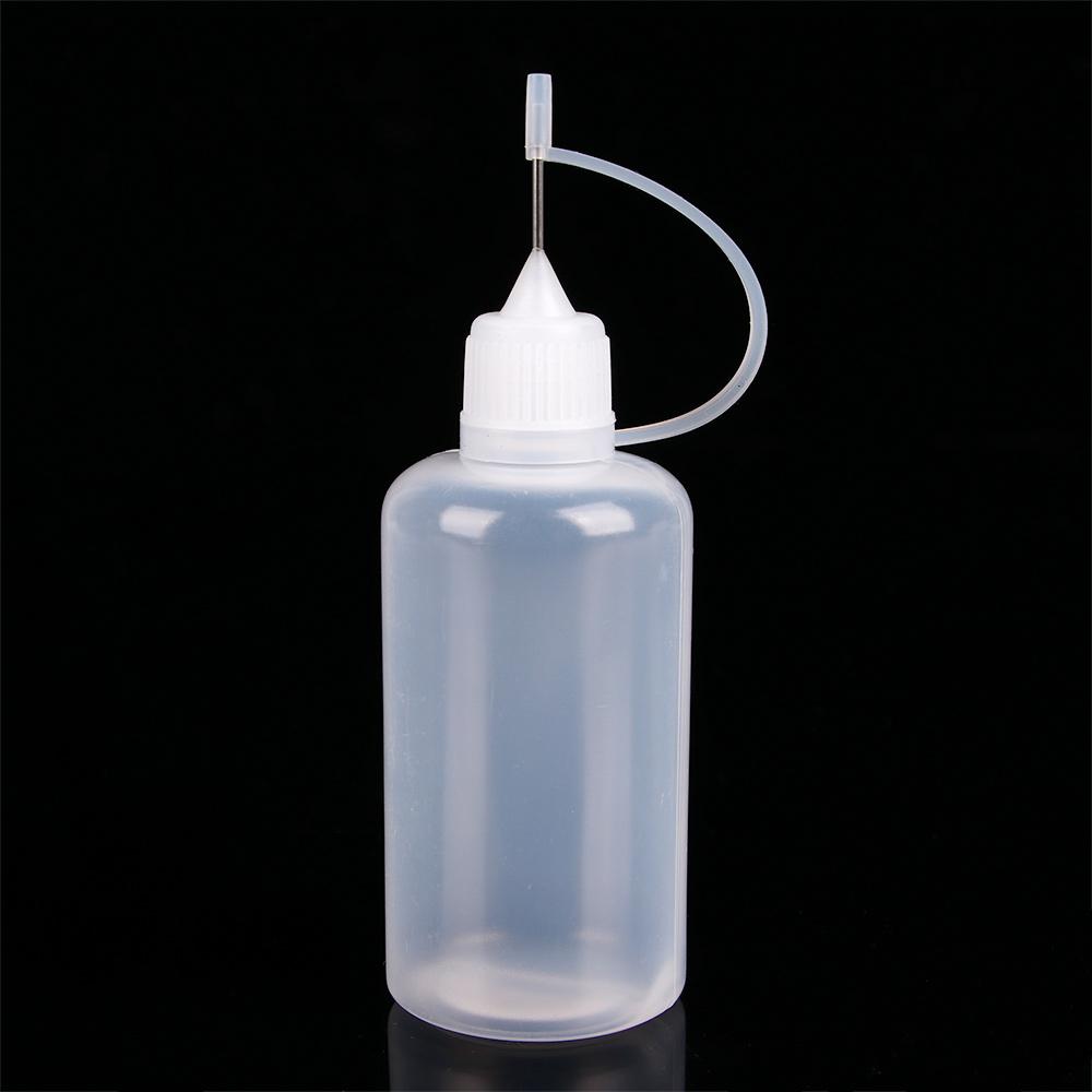 High quality Transparent Travel Squeeze bottle Refillable Bottle Needle Tip Empty Dropper Bottles
