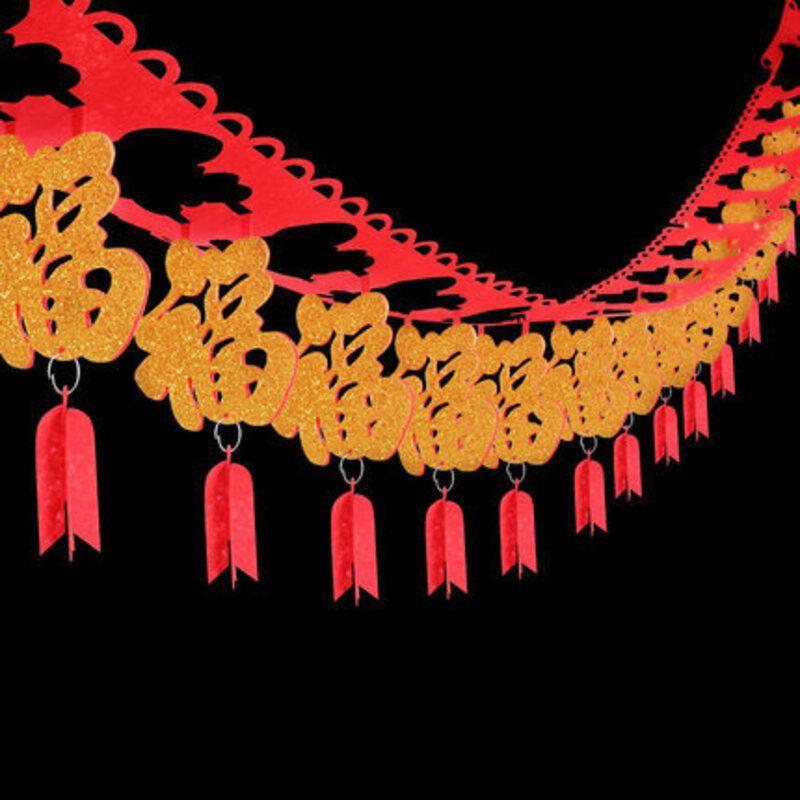 Китайский Новый год 2022 Баннер Флаг Подвеска Праздник Весны Украшение Подвесное