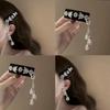 Long Chain Tassel Hairpin For Women Flower Bells Shaped Hair Clips Bridal Wedding Ethnic Hair Jewelry