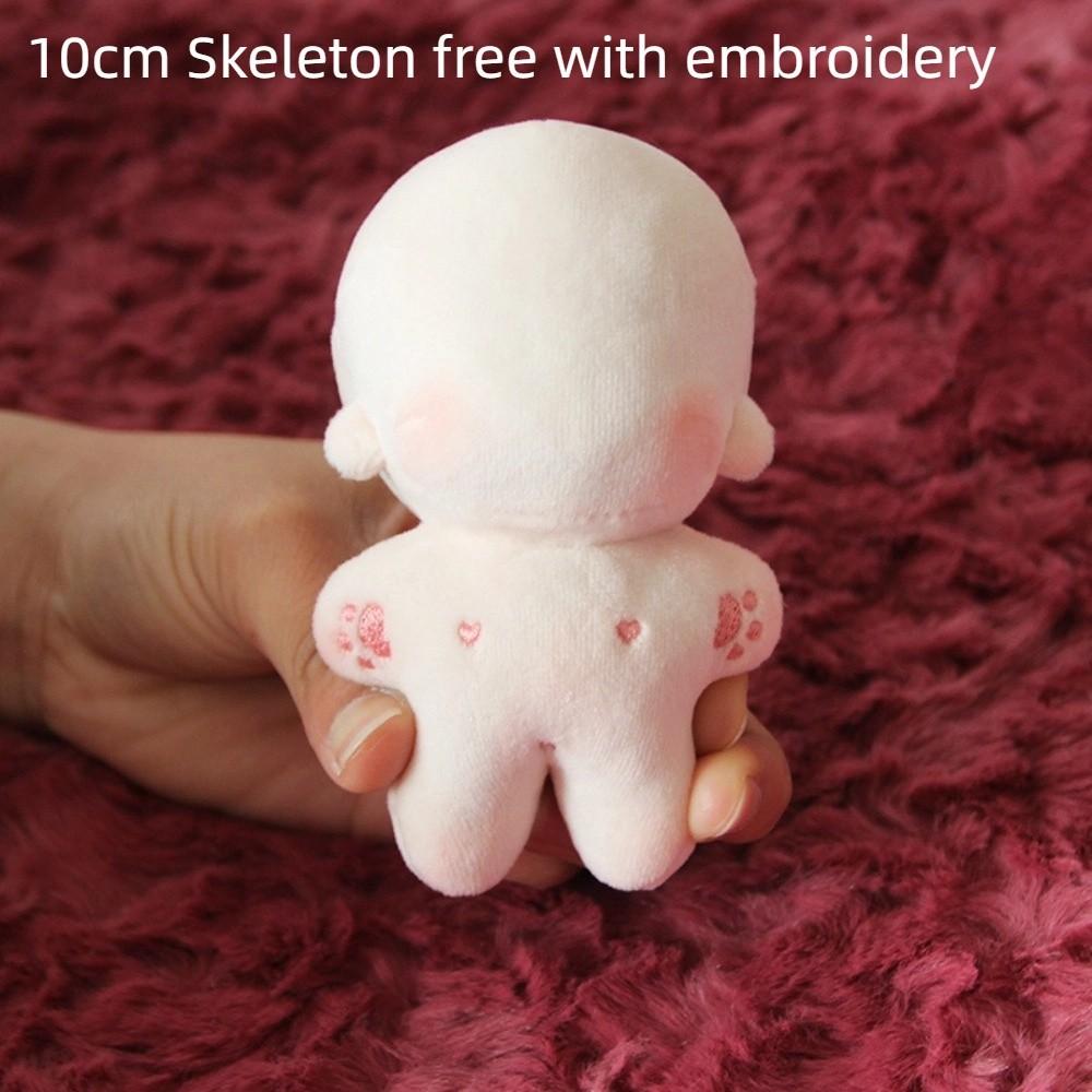 Stuffed Blank Unembroidery Cotton Doll Embroidery DIY Idoll Doll Blank Cotton Stuffed Toy  Toddler